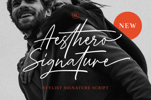 Aesthero: The Authentic Signature Script Font for Editorial Design