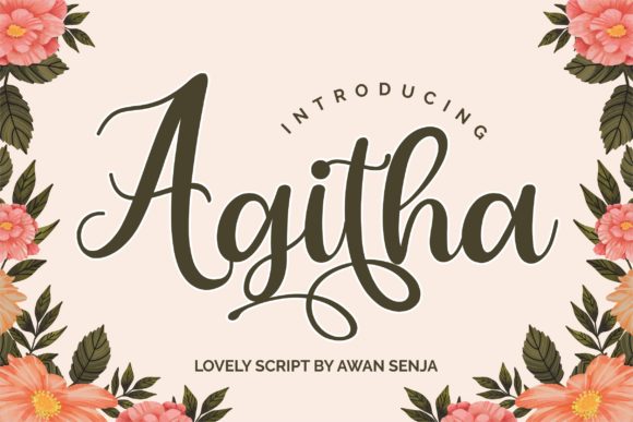 Agitha: The Perfect Script Handwritten Font for Creative Products