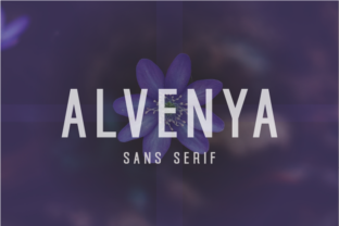 Alvenya: The Modern Sans Serif Font for Handmade Creators