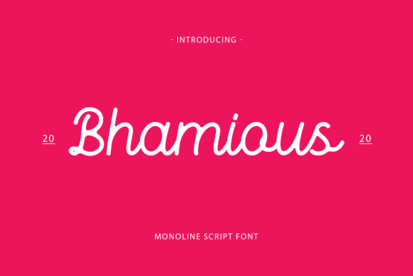 Bhamious: The Elegant Script Font for High-Impact Campaigns