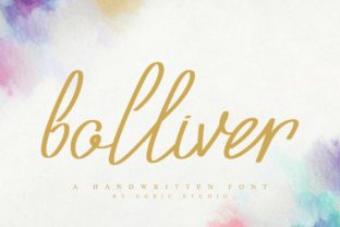 Bolliver: The Elegant Script Handwritten Font for Creative Sellers