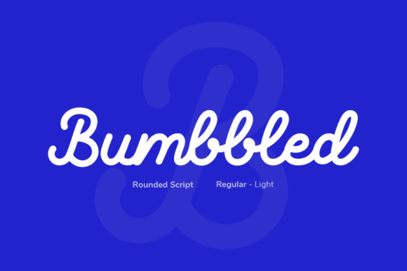 Bumbbled: A Script Handwritten Typeface for Authentic Editorial Design