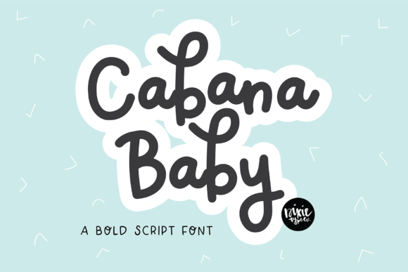 Cabana Baby: The Friendly Script Handwritten Font for Makers