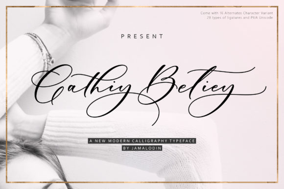 Cathiy Betiey: The Handwritten Font for Authentic Branding