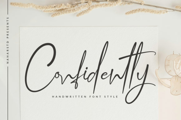 Confidently: The Premium Script Font for Scroll-Stopping Brand Content