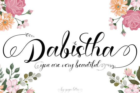 Dabistha: The Elegant Handwritten Font for Your Brand
