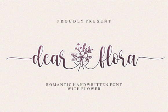 Dear Flora: A Romantic Script Handwritten Font for Editorial Design