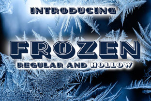 Frozen: A Vintage Font for Nostalgic Editorial Design