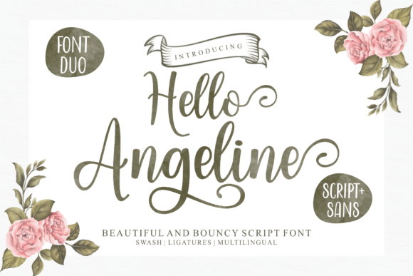 Hello Angeline: The Duo Typeface for Campaign Clarity