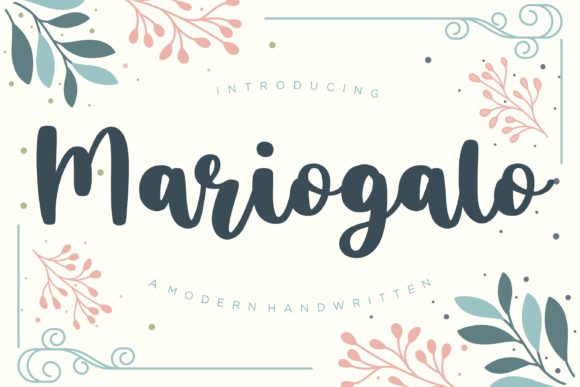 Mariogalo: A Playful Handwritten Font for Modern Branding