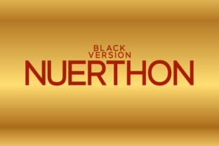Nuerthon Black: The Modern Sans Serif Typeface for Handmade Products