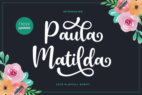 Paula Matilda: The Elegant Script Handwritten Font for Editorial Design