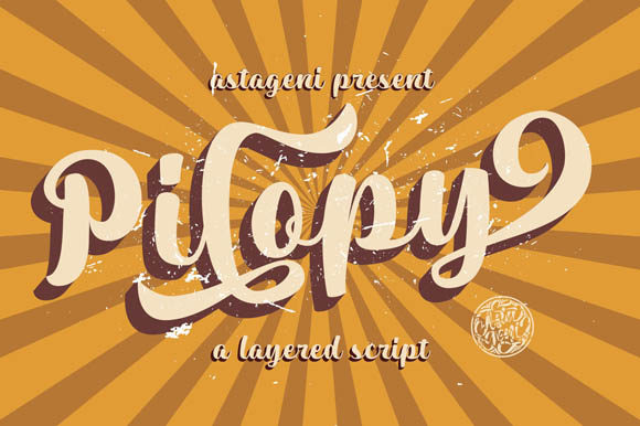 Pilopy: A Bold Vintage Script for Handmade Branding
