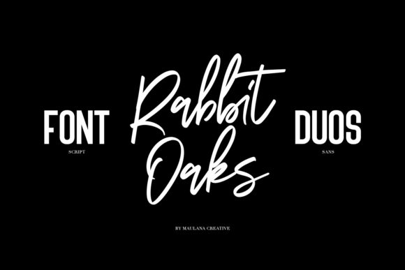 Rabbit Oaks: A Handwritten Typeface for Modern Editorial Design