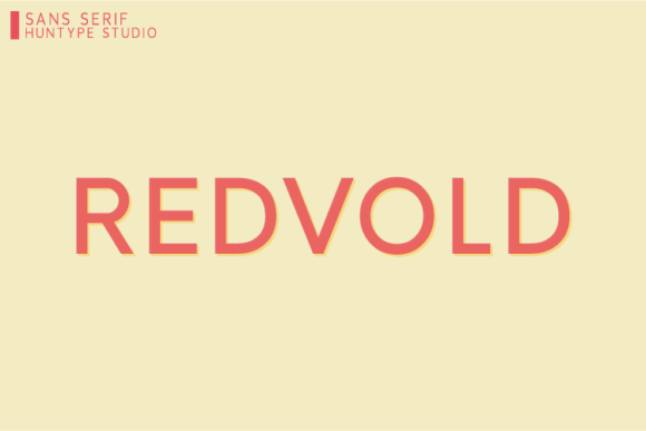 Redvold: The Minimal Sans Serif Typeface for Modern Campaigns