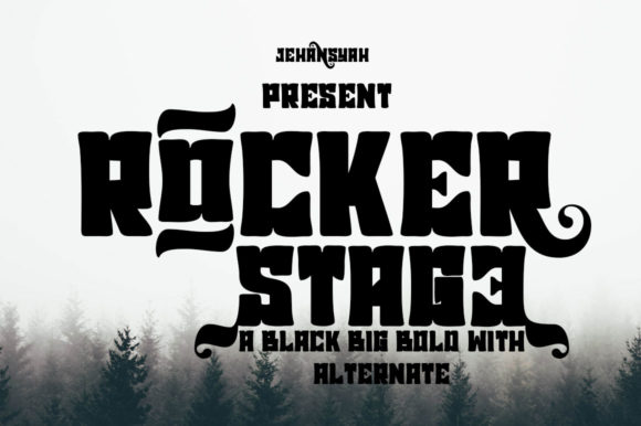 Rocker Stage: The Bold Blackletter Font for Digital Branding
