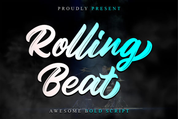 Rolling Beat: A Flowing Handwritten Font for Modern Digital Design