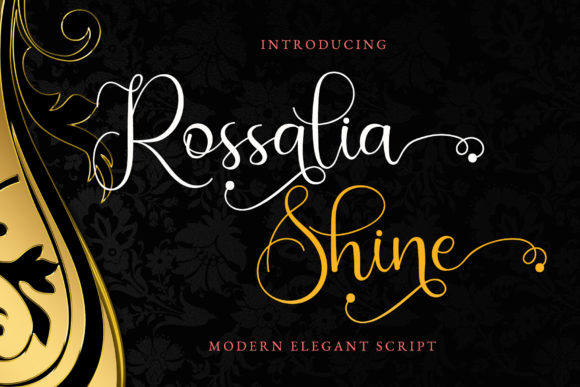 Rossalia Shine: The Premium Script Font for High-Impact Campaigns