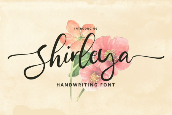 Shirleya: The Sweet Handwritten Font for Romantic Crafts