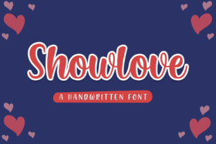 Showlove: The Perfect Handwritten Typeface for Modern Web Design