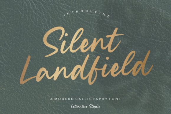 Silent Landfield: A Modern Handwritten Font for Branding