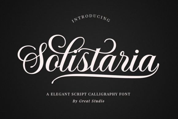 Solistaria: The Sophisticated Calligraphy Font for Scroll-Stopping Campaigns