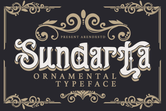Sundarta: A Vintage Blackletter Typeface for Modern Web Design