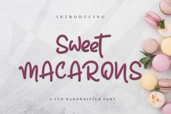 Sweet Macarons: The Playful Display Font for Handmade Brands