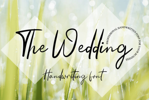 The Wedding: A Versatile Script Handwritten Typeface for Editorial Design
