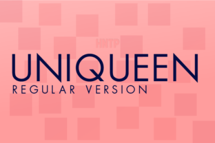 Uniqueen: The Geometric Sans Font for Serious Branding